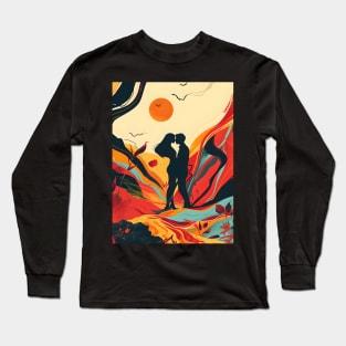 Discover True Romance: Art, Creativity and Connections for Valentine's Day and Lovers' Day Long Sleeve T-Shirt